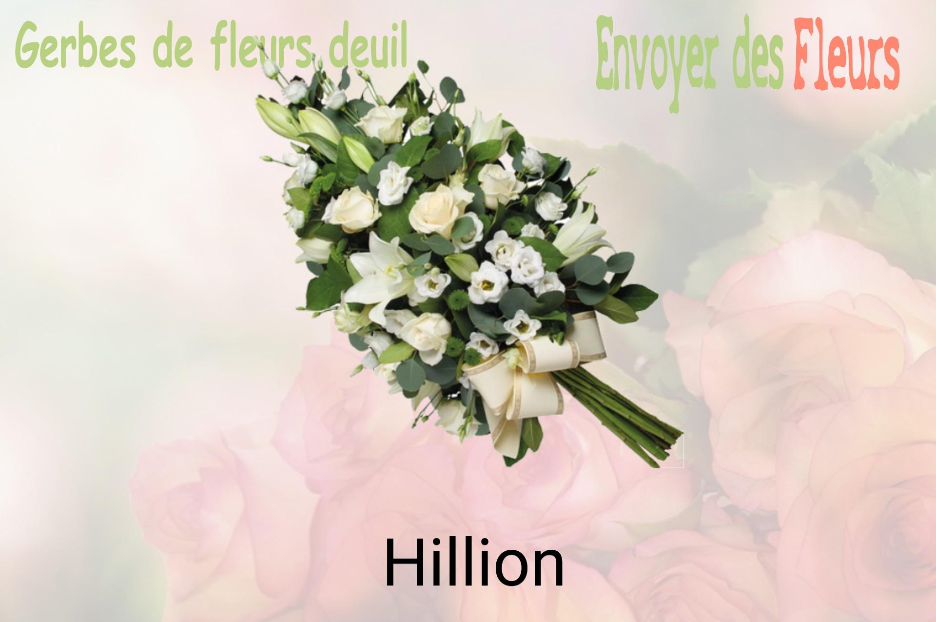 Gerbe de fleurs de deuil livrée à Hillion